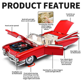 RZAPE Eldorado 1:24 side profile highlights sleek lines and collectible appeal