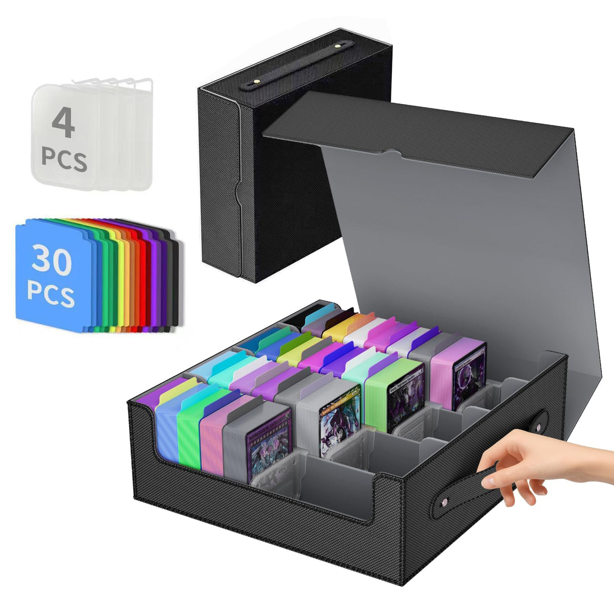 RZDWCTJ card storage box closed view for organized collections
