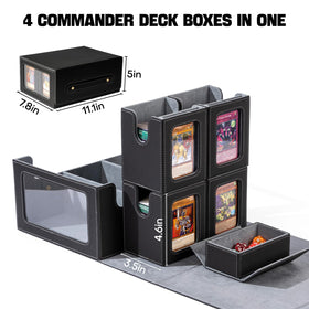 RZDWCTJ card storage box side view with compact footprint.