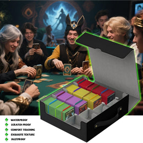 RZDWCTJ MTG deck box with drawer open for quick game setup
