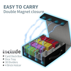 RZDWCTJ top-loader compatible storage protects sleeves and tops