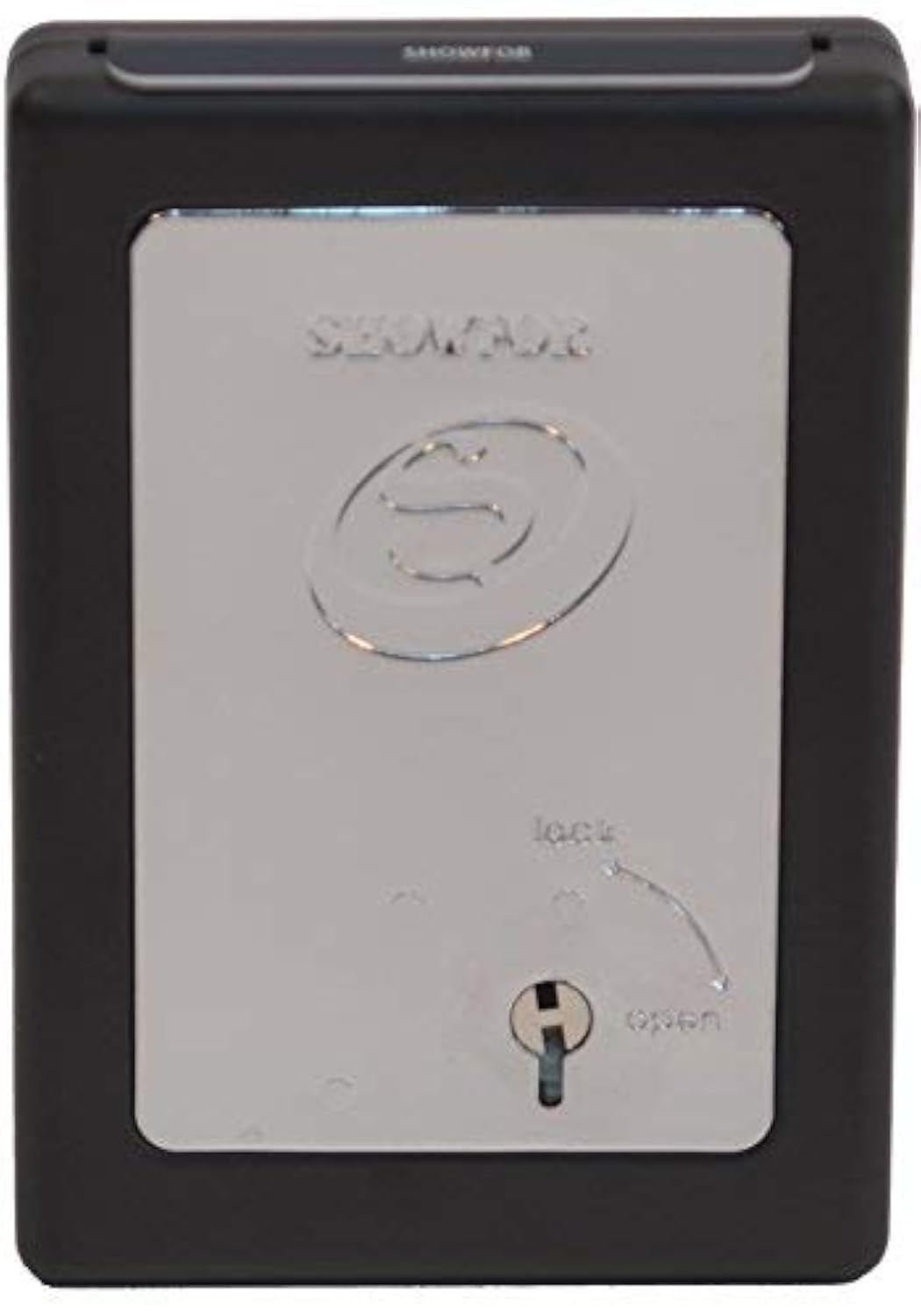 S Showfor Winner Bank200 front view with durable metal casing storing cash securely.