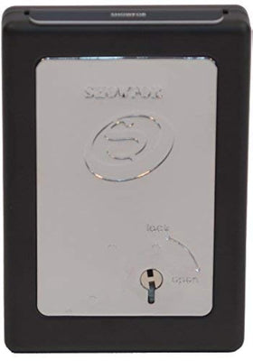 S Showfor Winner Bank200 front view with durable metal casing storing cash securely.
