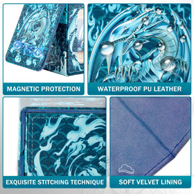 Sabermaster Velvet-lined Deck Box protects cards from scratches and bends.