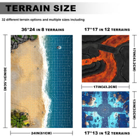 Sabermaster DND Map 24x36 tile panels double-sided versatility