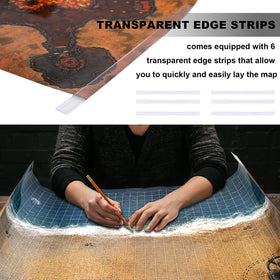 Sabermaster DND Map dry erase markers and erasers for clean boards