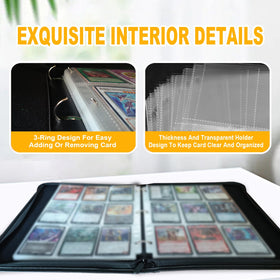 sabermaster MTG Element Binder uses durable PU material for protection and cleaning