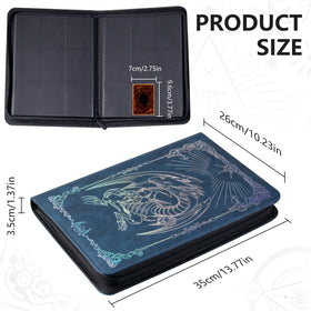 Sabermaster ringless zip binder provides quick, secure access to cards.