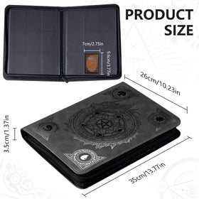 Sabermaster ringless zip binder enables quick, secure access to cards.