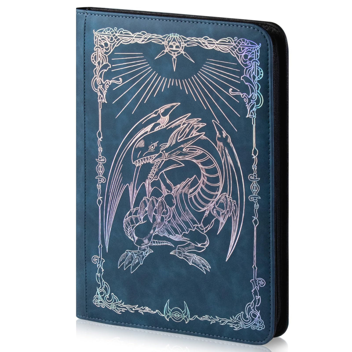 Sabermaster binder with laser foil cover showcases premium display.