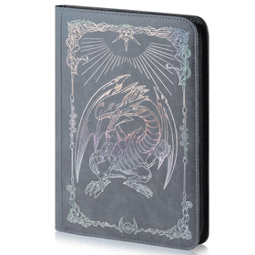 Sabermaster binder with laser foil cover showcasing premium display for cards