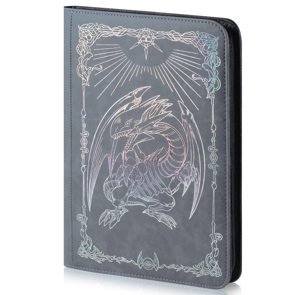 Sabermaster binder with laser foil cover showcasing premium display for cards