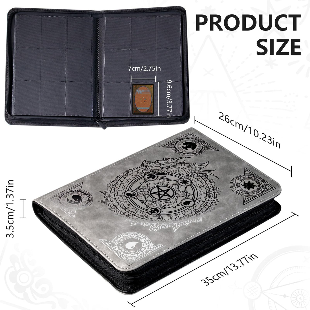 Sabermaster ringless zip binder design for easy access and sleek carry