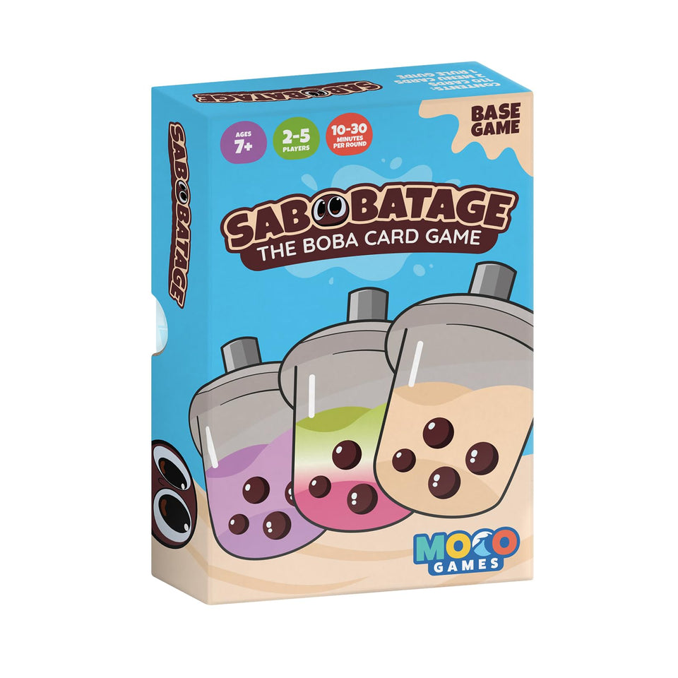 Sabobatage base box shown for quick family game nights.