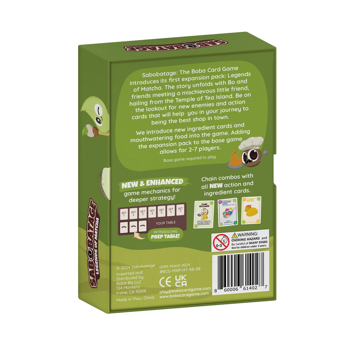 Sabobatage expansion box and instruction manual for easy learning.