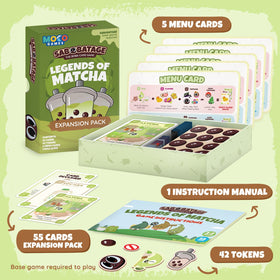 Sabobatage Legends of Matcha play area illustrating fast play.