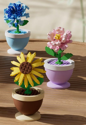 Sacblirr DIY flower bonsai kit encourages creative play and personal expression.