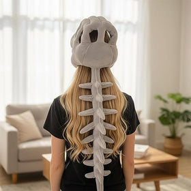 Sachie spinosaurus skull and spine costume is perfect for Halloween and cosplay.