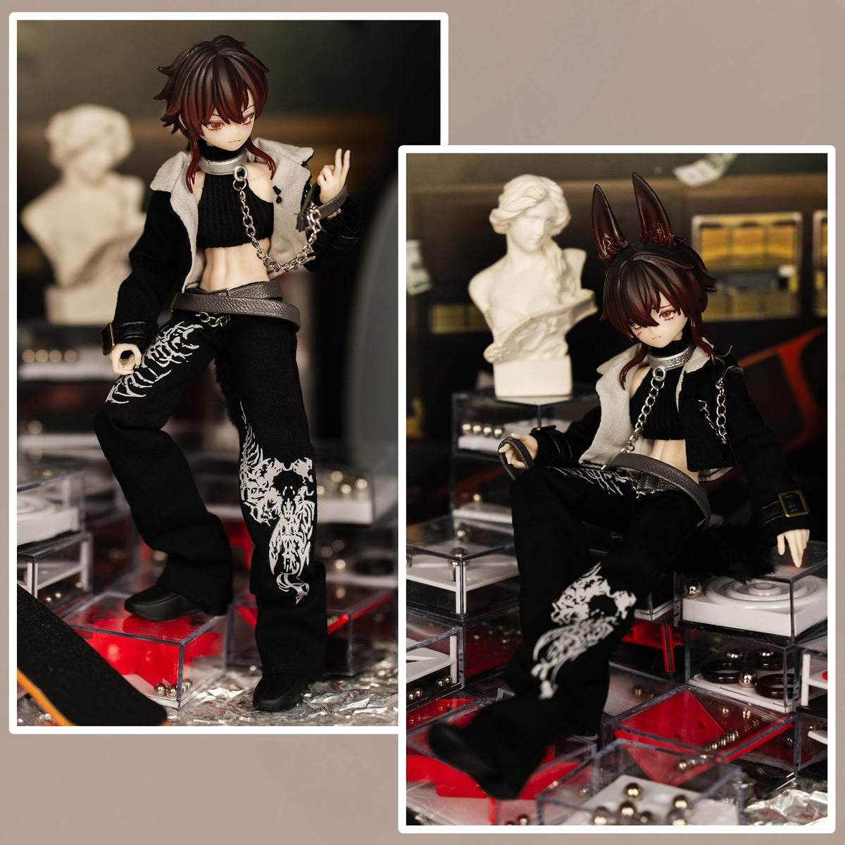 SacPero display-ready setup demonstrates how the doll can brighten shelves.