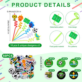 Sadnyy soccer button pins provide reusable decorative accents.