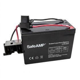 SafeAMP replacement battery for Fisher-Price Power Wheels front view, ready for installation
