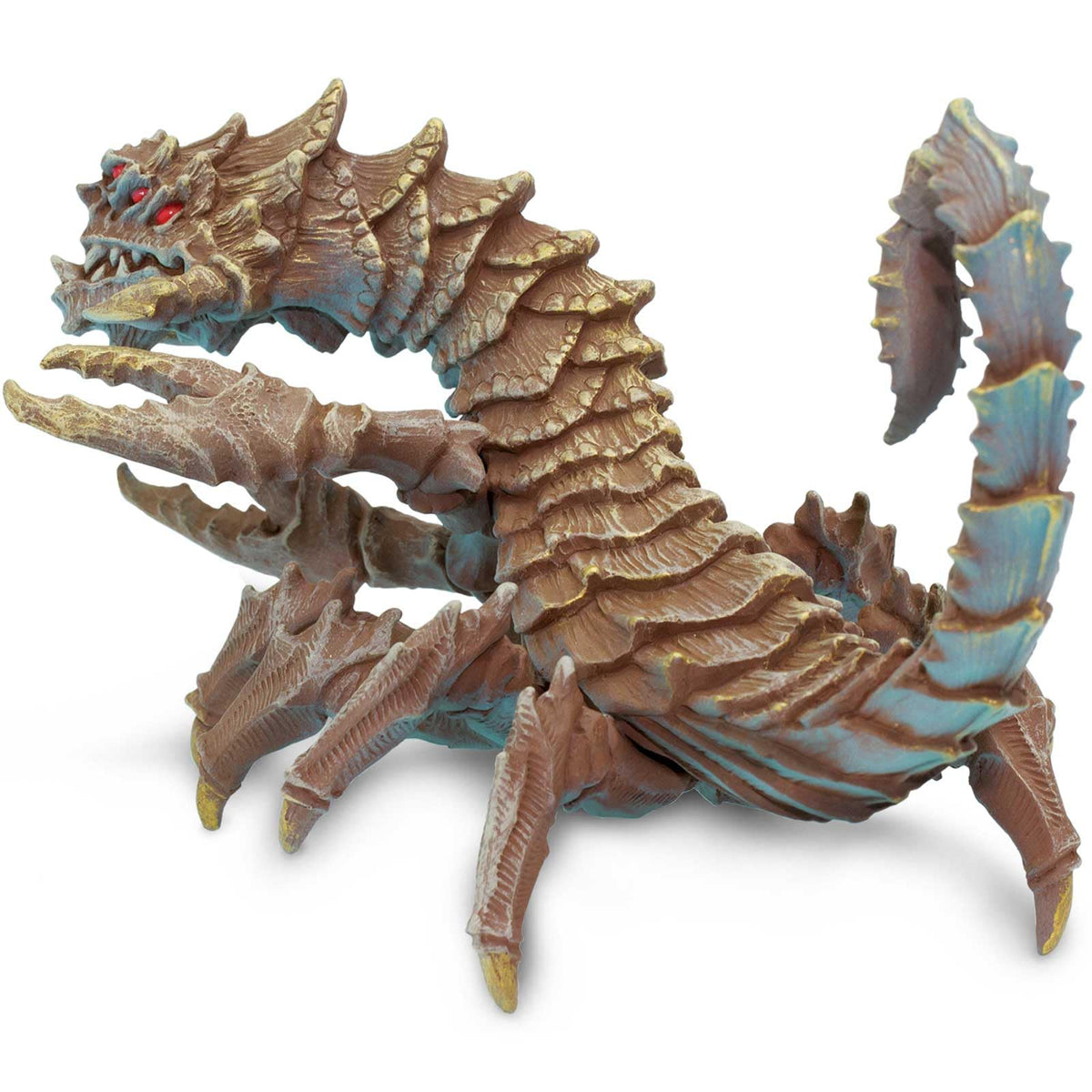Hand-painted Desert Dragon with vivid desert hues and detailed craftsmanship
