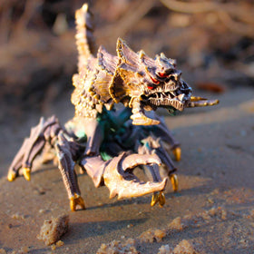Desert Dragon silhouette evokes scorpion-inspired tales for storytelling