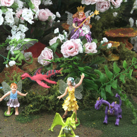 Safari Ltd. mixed dragon and fairy figurines Toob set ready for classroom storytelling.