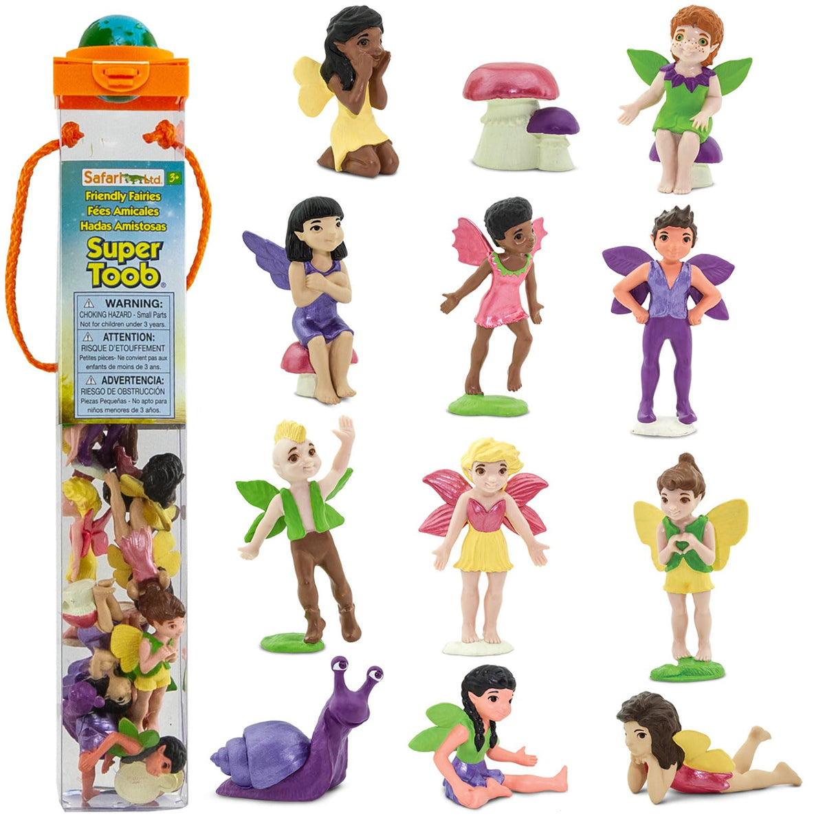 Safari Ltd Friendly Fairies TOOB with 10 fairy figures for imaginative play