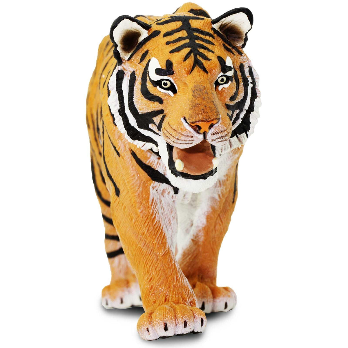Safari Ltd Siberian Tiger Figurine pose in dynamic stance for storytelling