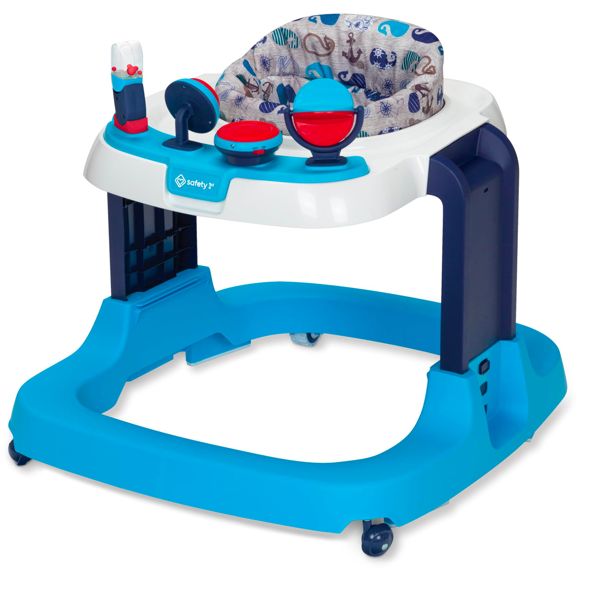 Safety 1st Ready, Set, Walk! DX with engaging toys to boost sensory play.