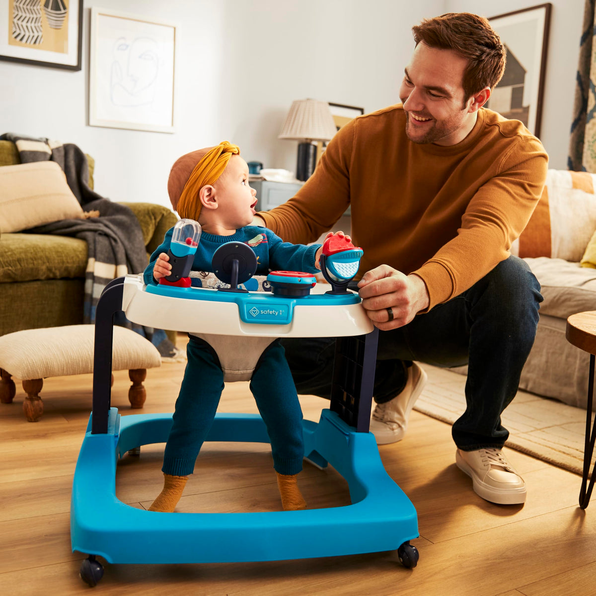 Supports children up to 30 pounds for growing toddlers.