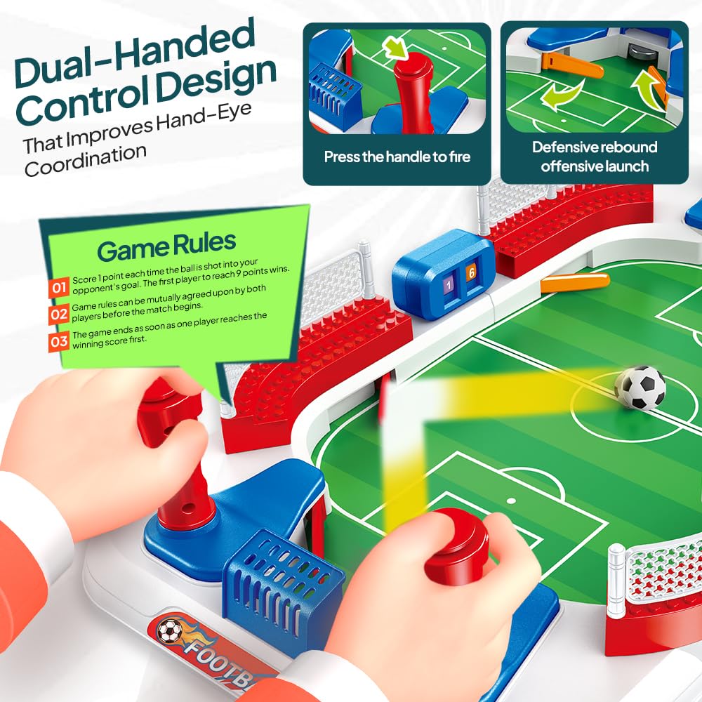 SAGA SPORTS dual-flippers enable fast, dynamic play and realistic ball action