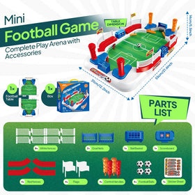 SAGA SPORTS stadium-style design enhances immersive tabletop soccer for kids ages 6-12