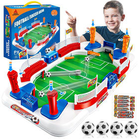 SAGA SPORTS mini table soccer board game top view for quick family play