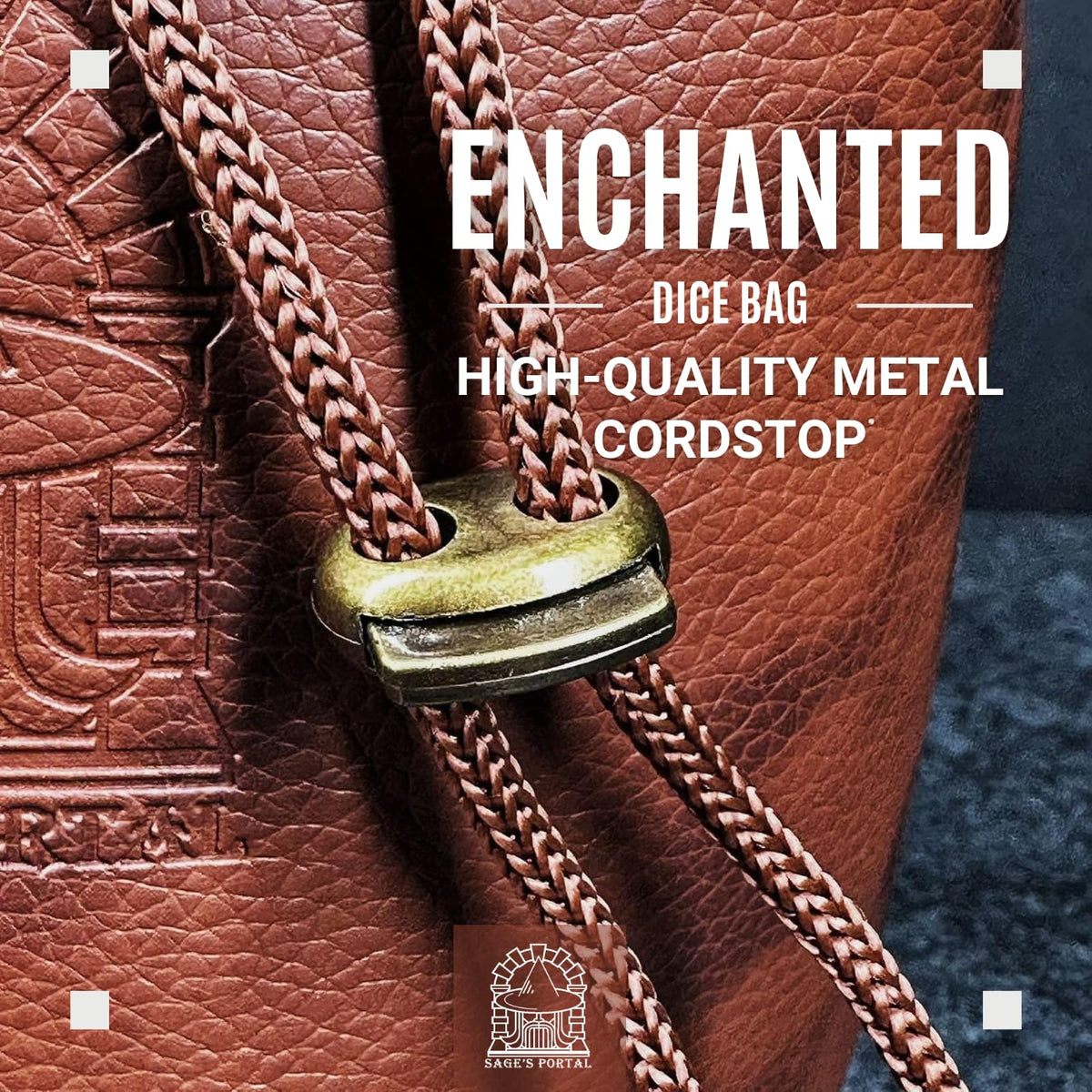 Sage's Portal metal cord locks secure closure during travel