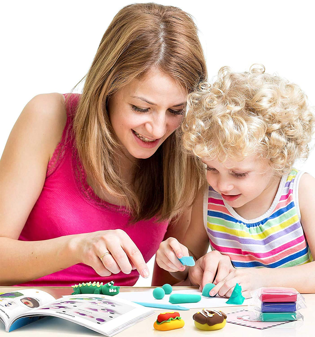 Sago Brothers clay tools included for easy sculpting and clean crafting.
