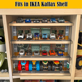 Saichotoy 1/64 parking slots enable organized parking with easy access and display.