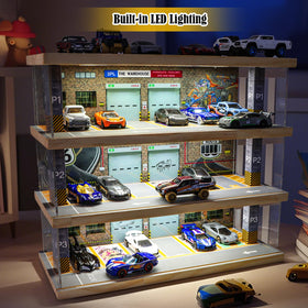 Saichotoy transparent acrylic panels protect cars while maintaining clear visibility.