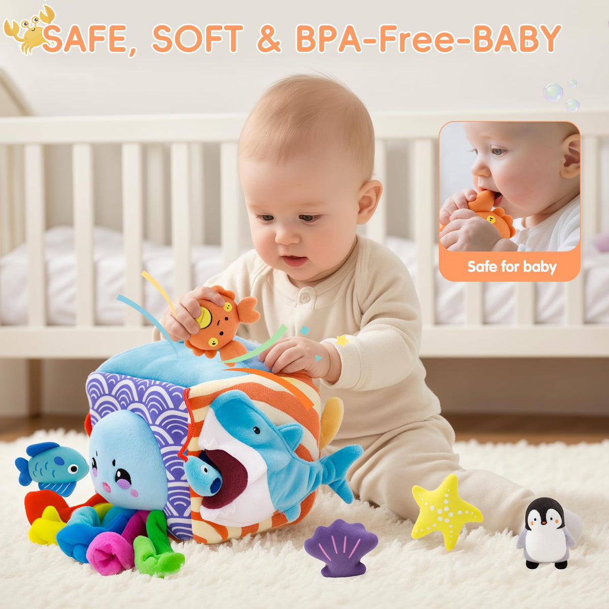 SAIMAND CPC-certified materials ensure safe, durable baby montessori toys.