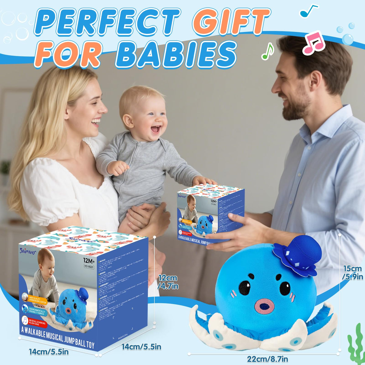 SAIMAND gift-ready packaging for baby showers or birthdays