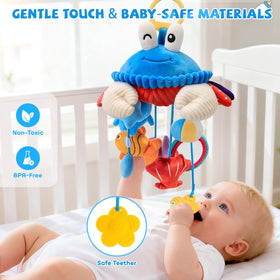 SAIMAND ocean plush animals set complements crib and play gym moments