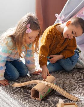 SainSmart Jr creative-play-bridge invites kids to customize routes and craft stories.
