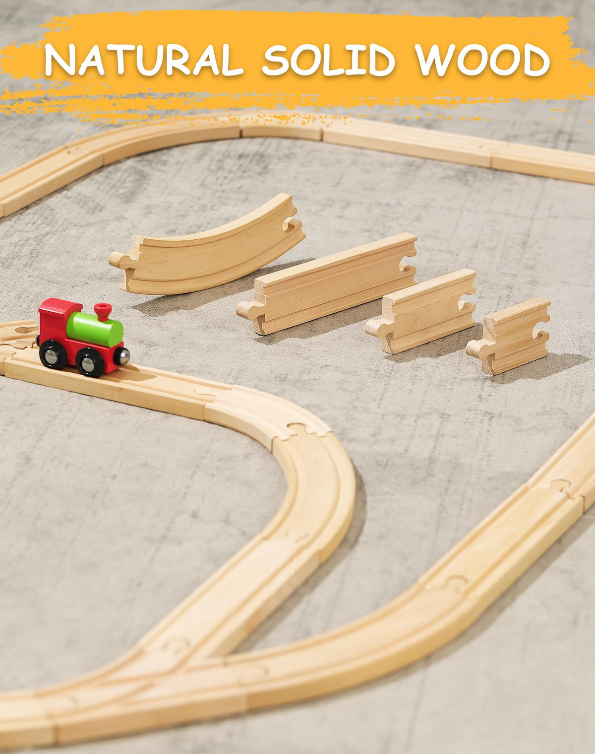 SainsSmart Jr eco-friendly hardwood pieces with non-toxic finish for safe play.
