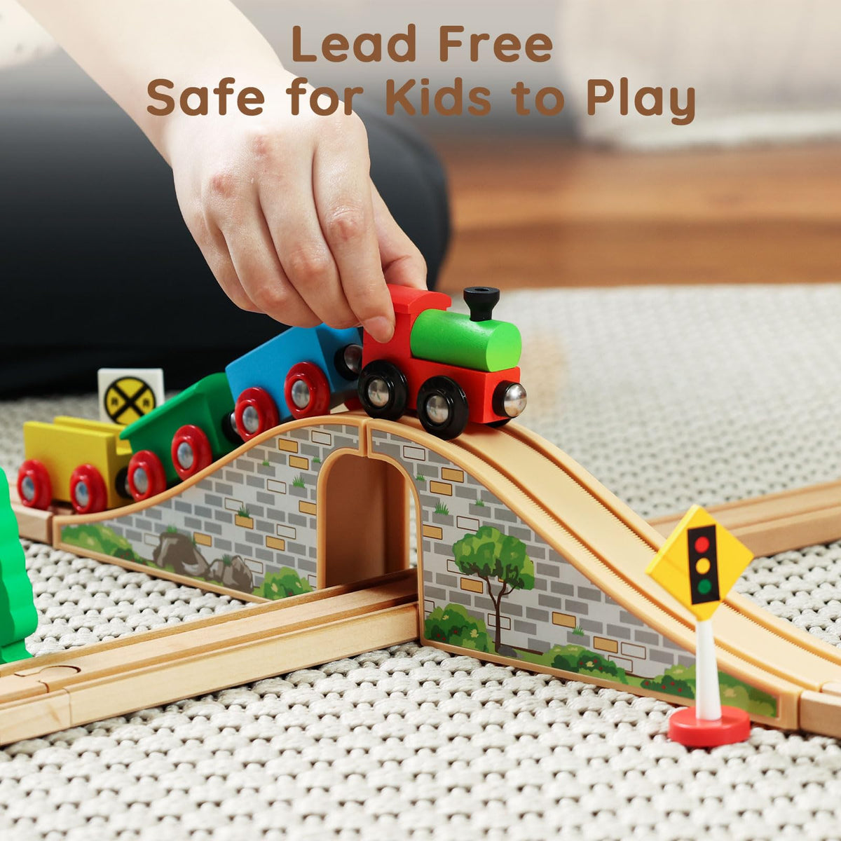 SainSmart Jr houses, trees, and figures add friendly scene-building options