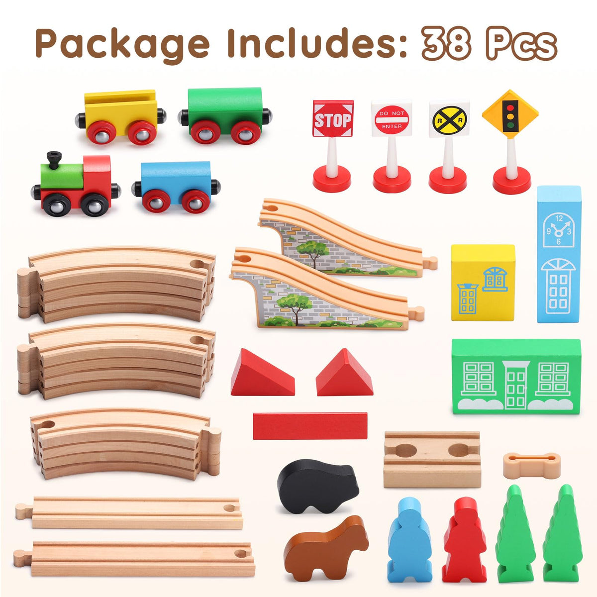 SainSmart Jr magnetic train cars ensure smooth connections during play