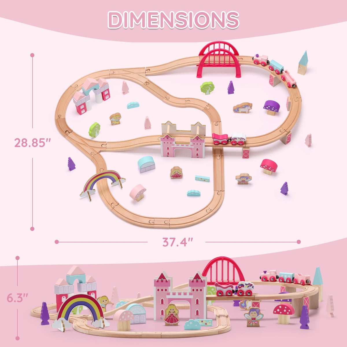 SainSmart Jr universal compatibility supports expanding play with Brio and Thomas
