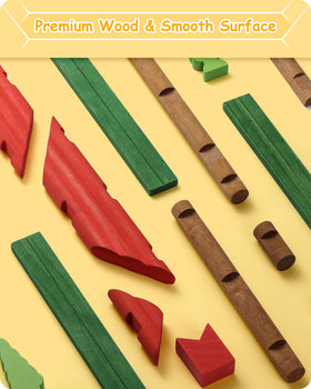 SainSmart Jr. compatibility with Lincoln Logs and wooden trains for expansion
