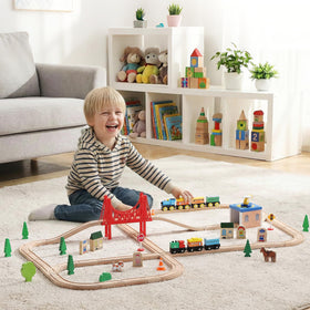 SainSmart Jr crossover and switch tracks enable complex routes