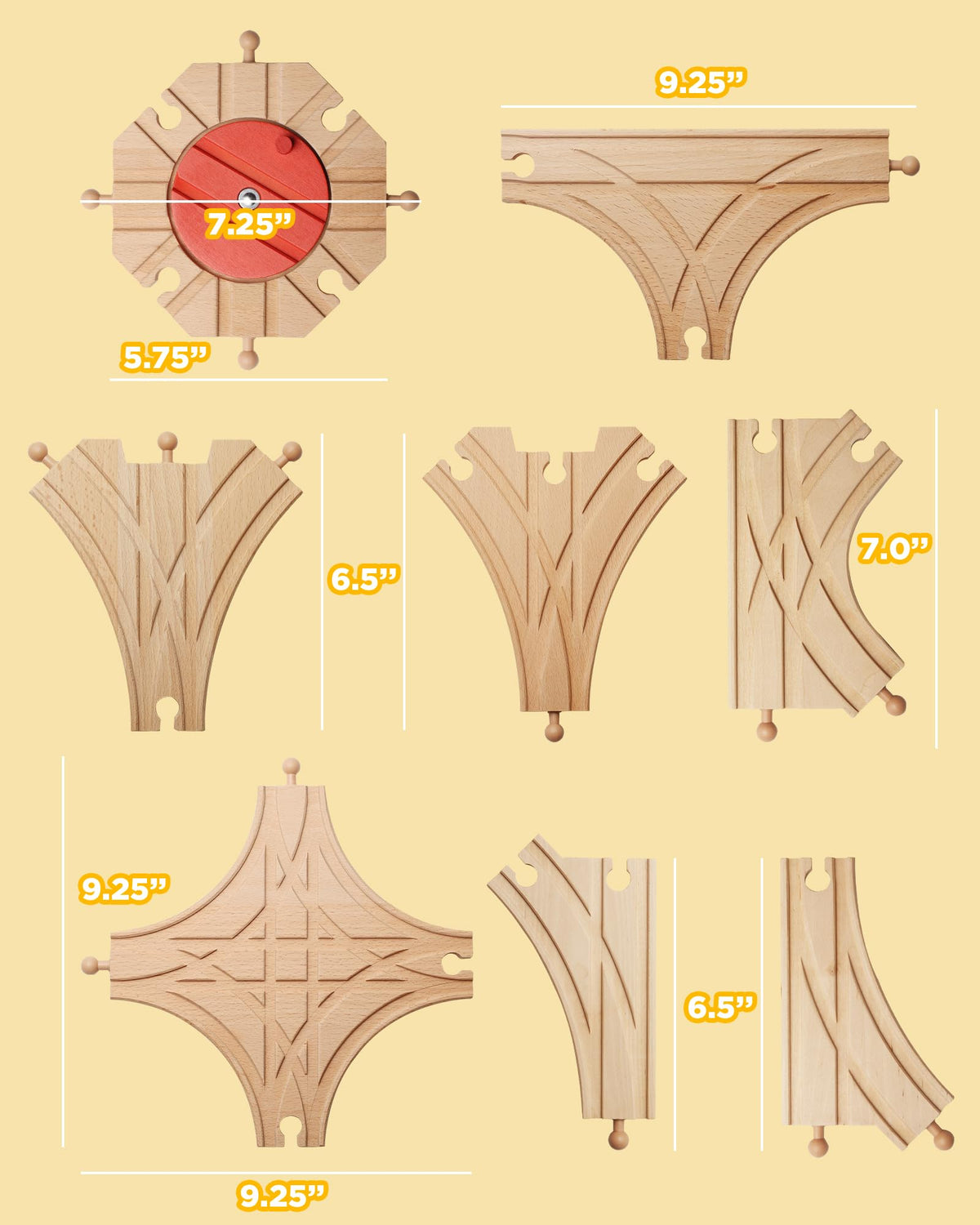 SainSmart Jr expandable wooden railway system invites growing layouts and imaginative journeys.